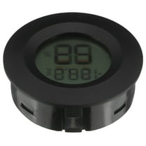 Viveous Mini Digital LCD Indoor Temperature Humidity Meter Thermometer Hygrometer (Black)