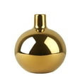 thumbnail image 1 of Viveous Orb Candle Holders Pillar Candle Holders Table Centerpieces For Dining Or Living Room Spa Bathroom Kitchen Counter Mantle Or Coffee Table Decor Golden, 1 of 10