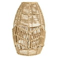 thumbnail image 1 of Viveous Rattan Lamp Shade Woven Pendant Light Cover Hanging Lampshade Rope Lamp Chandelier Cover for B& Island, 23x10.5cm, 1 of 10
