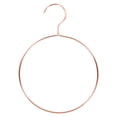 thumbnail image 1 of Viveous Scarf Ring Hanger Belt Rack Round Stainless Steel Non- Tie Rack Hanging Hook Closet Accessory Organizer Holders Rose, 1 of 10