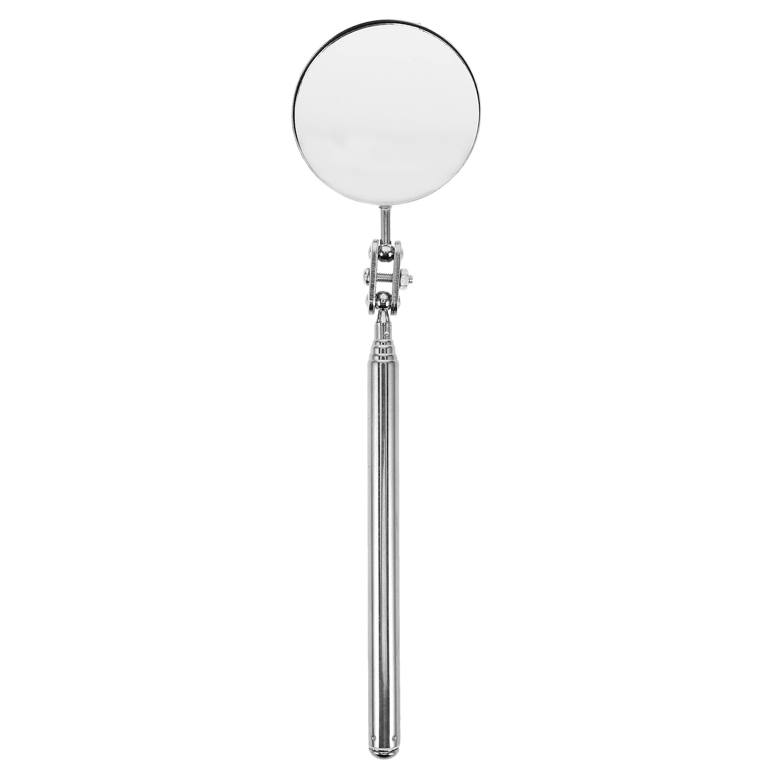 Under Vehicle Inspection Mirror With Light & Telescoping Pole - Extends To 4ft For Security Checks Under Cars & Trucks