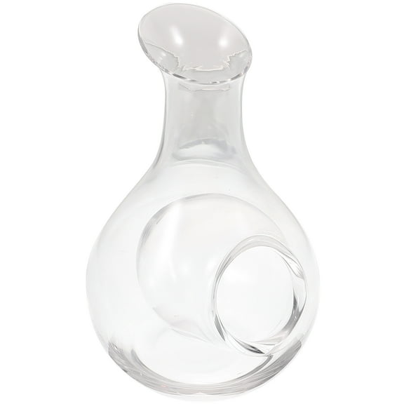 Viveous Wine Decanter Glass Whiskey Decanter Water Pitcher Inclined Mouth Decanter