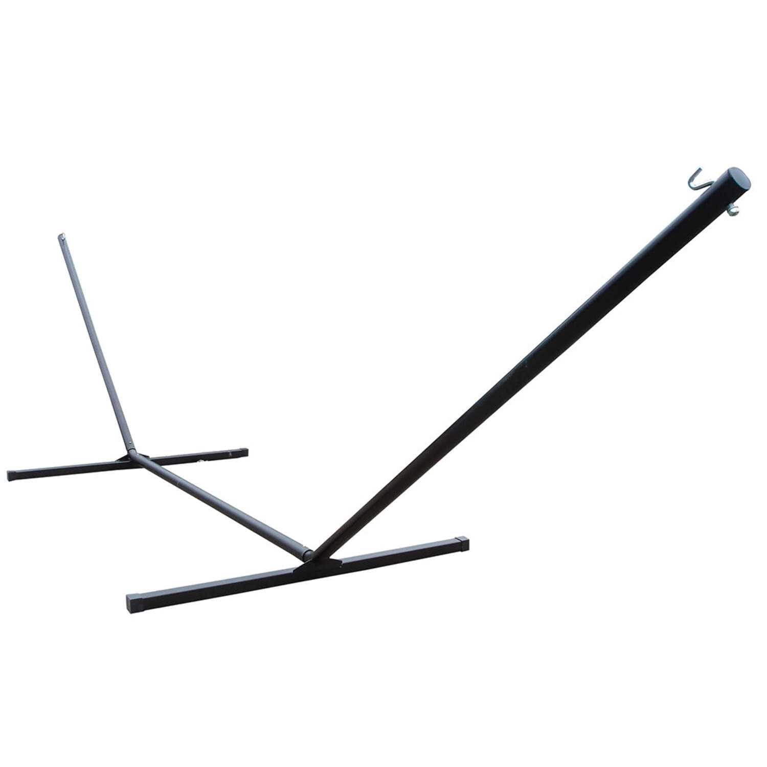 Black Powder Coated Steel 15ft Hammock Stand