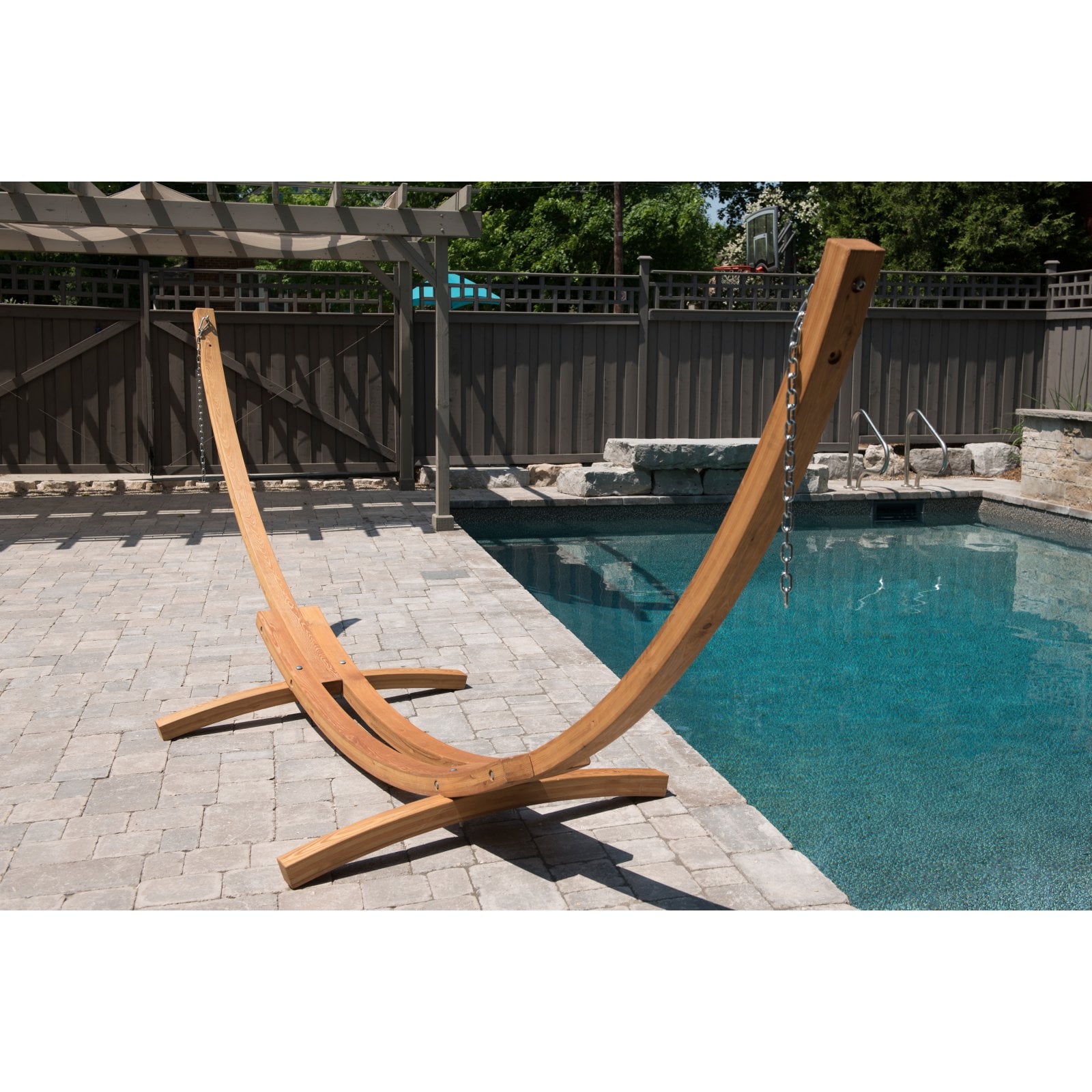 15 ft wood hammock stand best sale