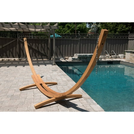 Vivere 15 ft. Solid Pine Arc Hammock Stand
