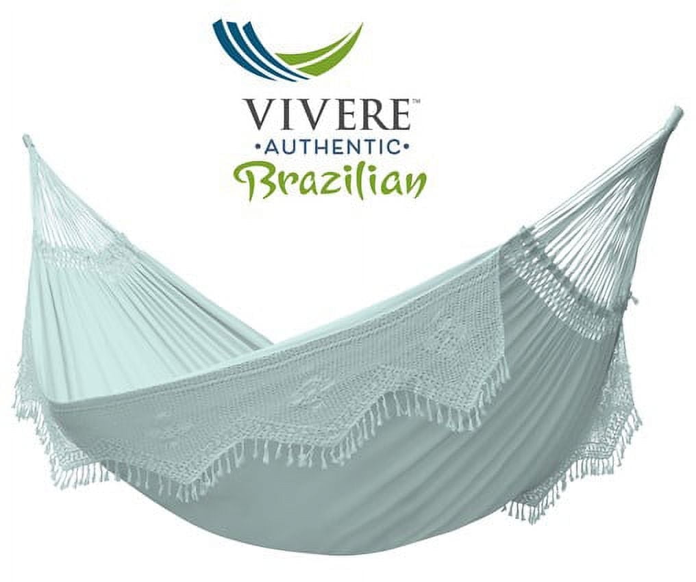 Vivere Authentic Brazilian Double 2-Person Hammock, Copacabana