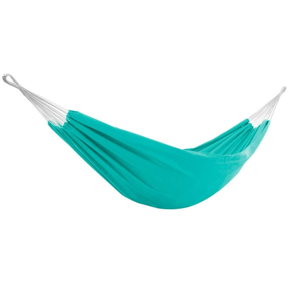 Vivere Brazilian Double Sunbrella Hammock - Aqua