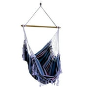 Vivere Brazilian Style Cotton Hammock Chair- Denim