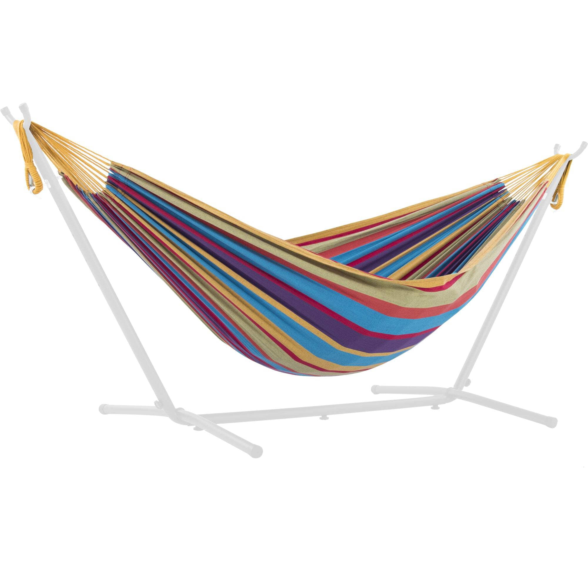 Vivere Cotton Hammock Replacement, Tropical Color, Double Hammock for