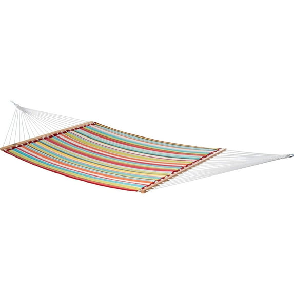 Vivere Double Quilted Fabric Spreader Bar Hammock - Ciao