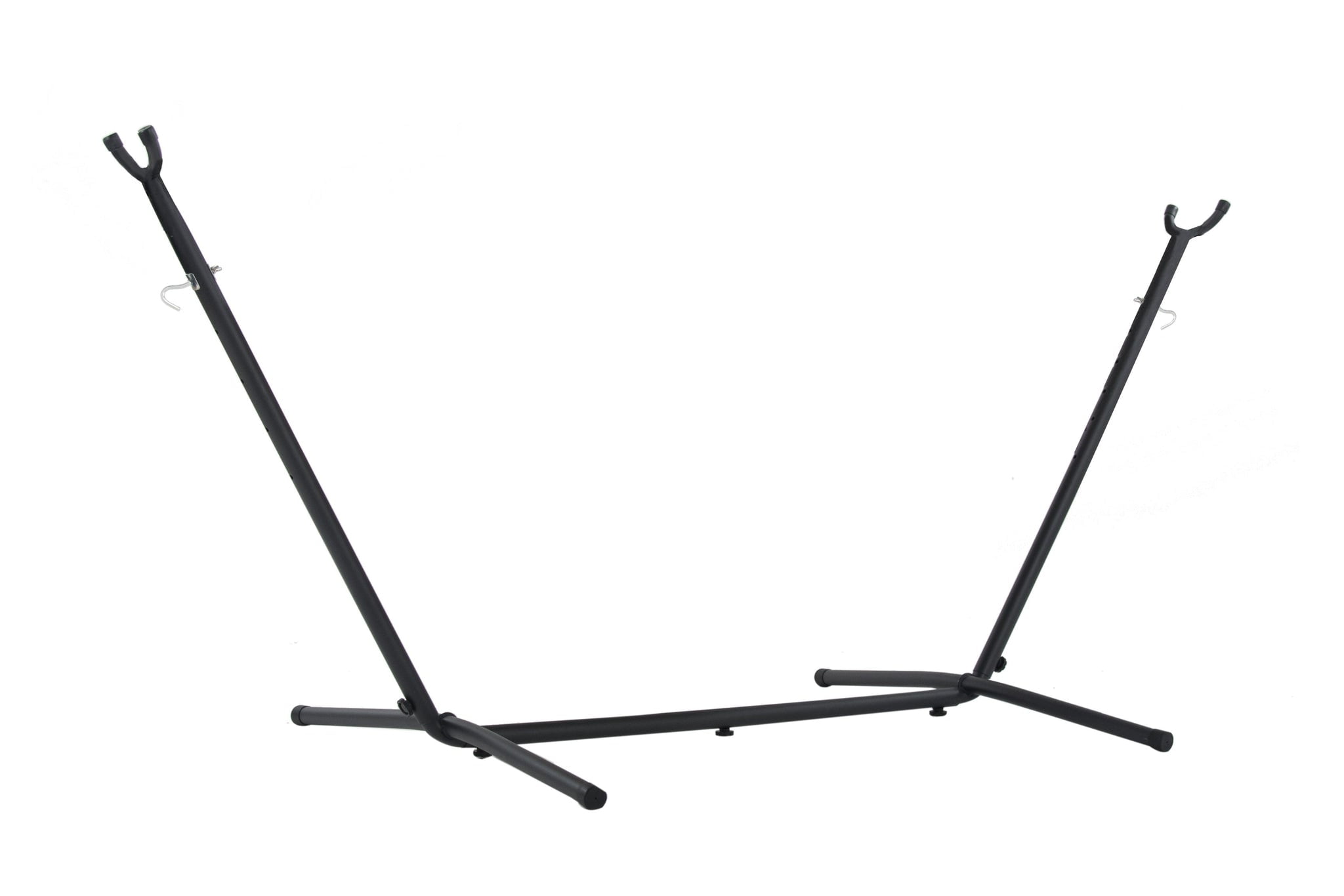 Universal Black Steel Hammock Stand with Hardware