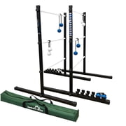 Vivere Ladder Golf Extreme Metal Tournament Edition Ladder Ball Toss Game Set, Blue/White