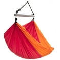 thumbnail image 1 of Vivere Parachute Hammock Chair- Punch Red and Peach Orange, 1 of 6