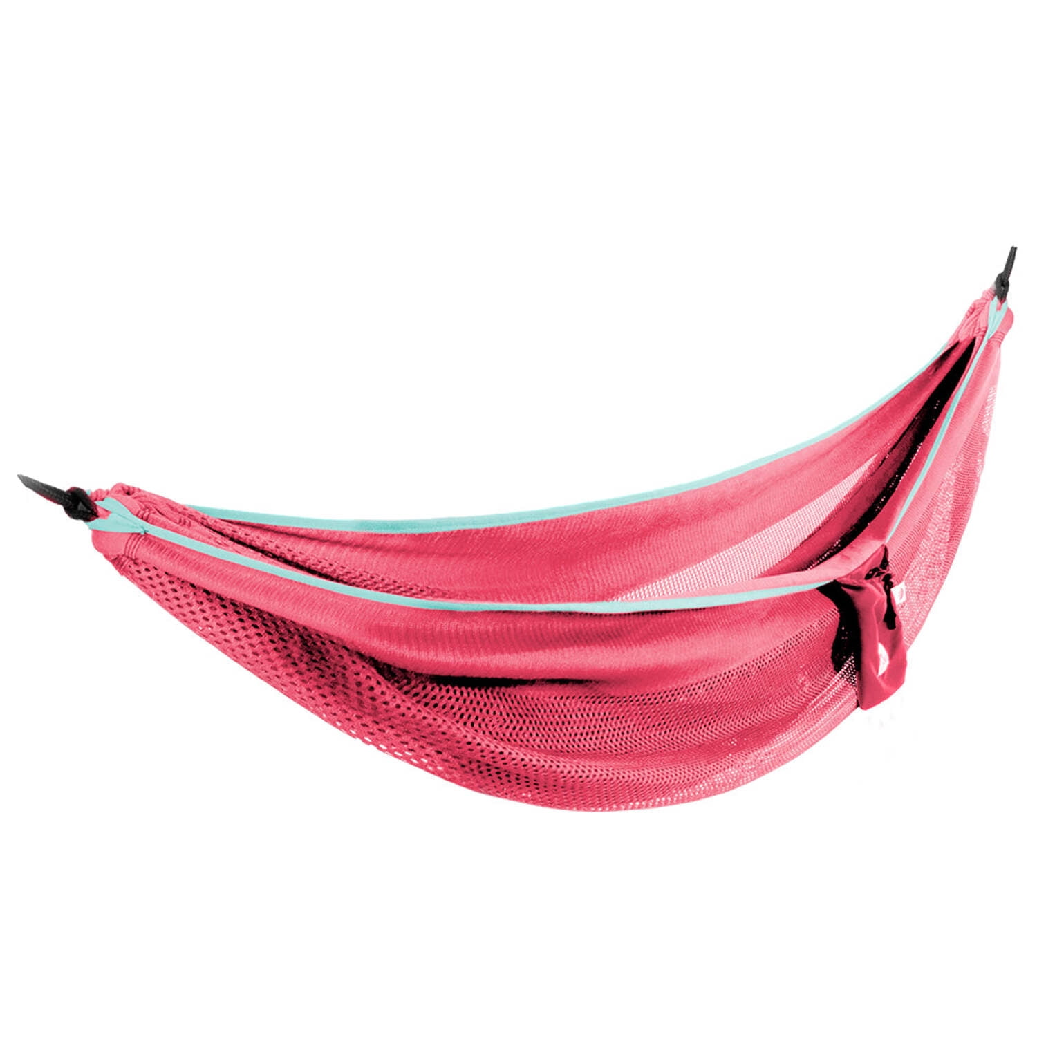 Vivere Polyester Mesh Double Hammock - Rose/Celeste