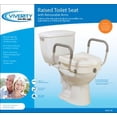 thumbnail image 1 of Viverity Locking Raised Toilet Seat with Arms, 1 of 1