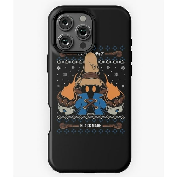 Vivi Black Mage Christmas Hat - Cool Phone M0593 Phone Case for iPhone 17 16 15 14 13 12 11 Pro Max