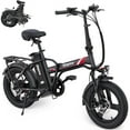 thumbnail image 1 of Vivi Electric Bike 16" x 3.0 Fat Tire Electric Bike 48V 350W Adult Folding Electric Bike 19.8MPH Urban Commuter Electric Bike with Smart LCD Display, 1 of 15