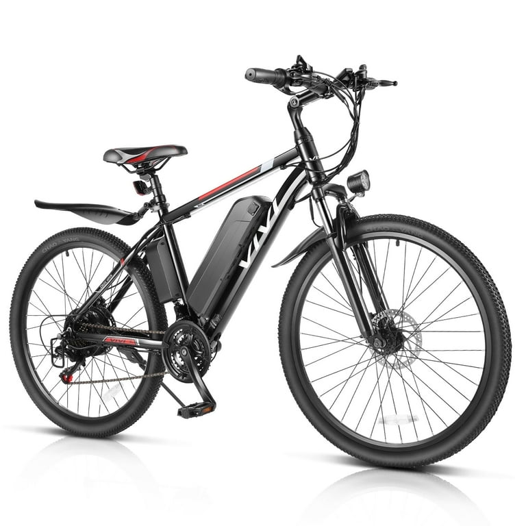 Vivi Electric Bike 26 Adult Electric Mountain Bike 48V 500W Hardtail Electric Commuter Bike 21 Speed with Cruise Control Up to 19.8MPH UL2849