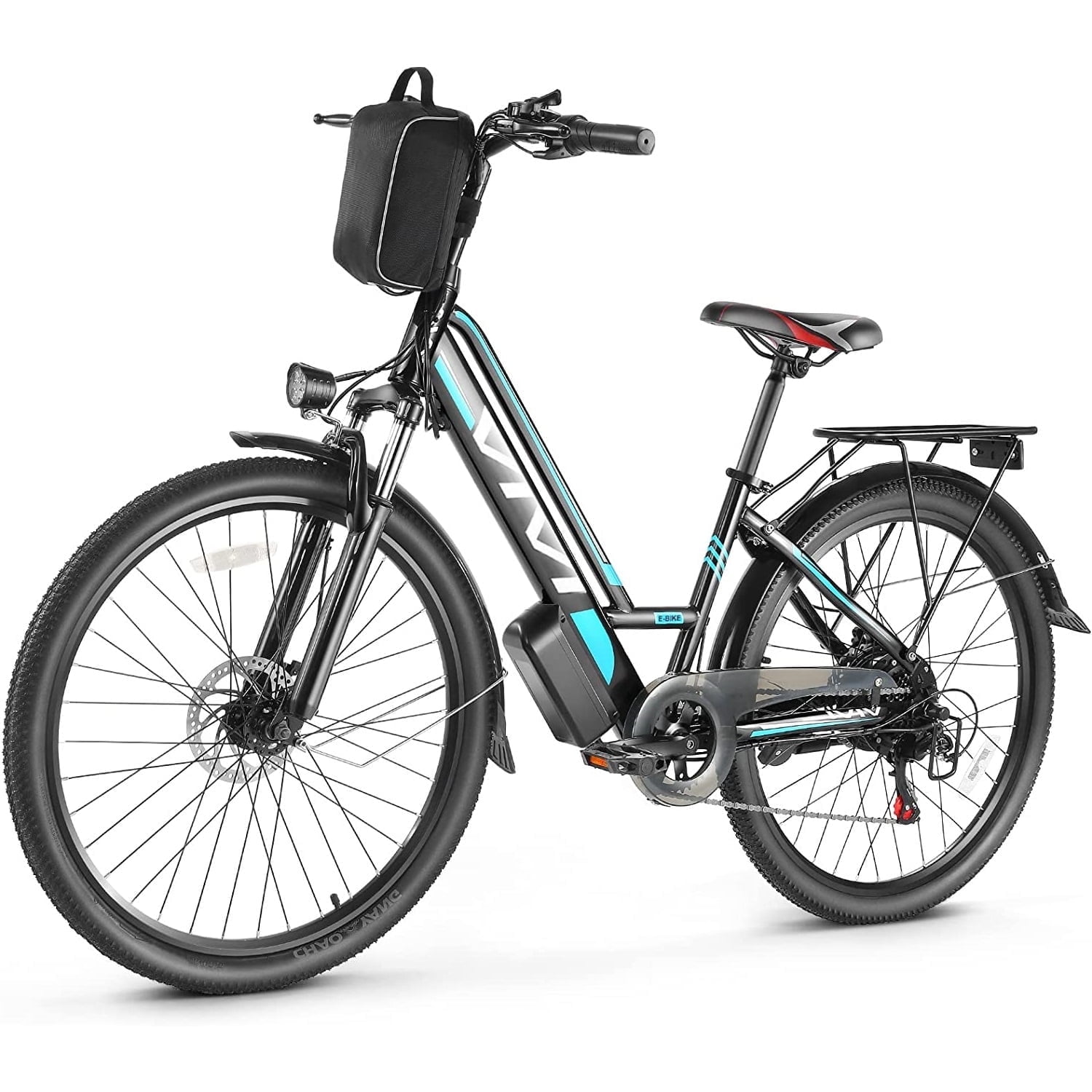 Vivi Electric Bike 26" Electric Cruiser Bike Beach Bike 48V 500W Step-Through Electric Bike 19.8MPH City Commuter Electric Bike with Cruise Control, UL2849 Certified