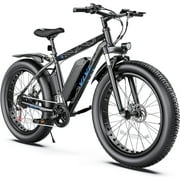 Vivi Electric Bike 26" x 4.0 Fat Tire Electric Bike 500W All Terrain Electric Bike Long Range Electric Mountain Bike with 48V 13Ah Removable Battery, UL2849 Certified