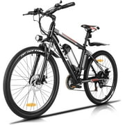 Vivi Electric Bike for Adults 26" Electric Mountain Bike 500W Cruise Control Electric Commuter Bike 21 Speed with Removable 48V Battery Up to 50 Miles