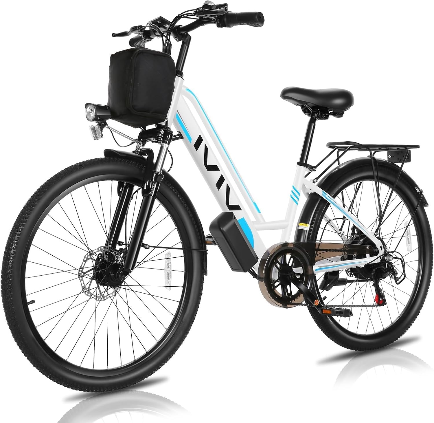 Vivi Electric Bike for Adults with 750W Peak Motor, 26" Commuter