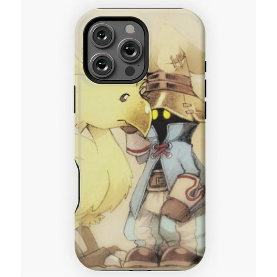 Vivi and Chocobo FFIX Friends M0578 Phone Case for iPhone 17 16 15 14 13 12 11 Pro Max