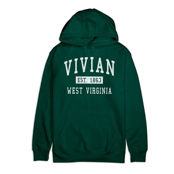 Vivian West Virginia Classic Established Premium Cotton Hoodie
