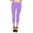 thumbnail image 1 of Vivian's Fashions Capri Leggings - Cotton, Misses Size (Lavender, 5X), 1 of 3
