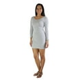 thumbnail image 1 of Vivian's Fashions Dress - Knit, Short Dress (Grey, Small), 1 of 3