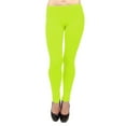 thumbnail image 1 of Vivian's Fashions Extra Long Leggings - Cotton, Misses Size (Lime, 4X), 1 of 3