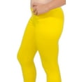 thumbnail image 1 of Vivian's Fashions Extra Long Leggings - Cotton, Misses Size (Yellow, XS), 1 of 1