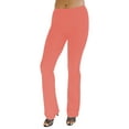 thumbnail image 1 of Vivian's Fashions Flare Bottom Pants, Junior Size (Coral, Large), 1 of 3