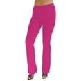 thumbnail image 1 of Vivian's Fashions Flare Bottom Pants, Junior Size (Fuchsia, Small), 1 of 3