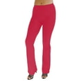 thumbnail image 1 of Vivian's Fashions Flare Bottom Pants, Junior Size (Red, Large), 1 of 3