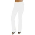 thumbnail image 1 of Vivian's Fashions Flare Bottom Pants, Junior Size (White, Small), 1 of 3