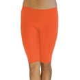thumbnail image 1 of Vivian's Fashions Legging Shorts - Biker Length, Misses Size (Coral, 6X), 1 of 3
