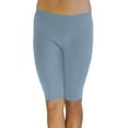 thumbnail image 1 of Vivian's Fashions Legging Shorts - Biker Length, Misses Size (Lt Blue, 5X), 1 of 3
