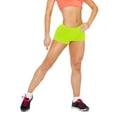 thumbnail image 1 of Vivian's Fashions Legging Shorts - Boy-Shorts, Misses Size (Lime, 2X), 1 of 3