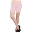 thumbnail image 1 of Vivian's Fashions Legging Shorts - Cotton, Lace Trim, Misses Size (Pink, 3X), 1 of 3