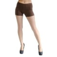 thumbnail image 1 of Vivian's Fashions Legging Shorts - Cotton, Misses Size (Brown, L), 1 of 4