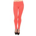 thumbnail image 1 of Vivian's Fashions Long Leggings - Cotton, Junior Size (Coral 1X), 1 of 3