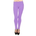 thumbnail image 1 of Vivian's Fashions Long Leggings - Cotton, Junior Size (Lavender, 3X), 1 of 3