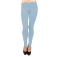 thumbnail image 1 of Vivian's Fashions Long Leggings - Cotton, Junior Size (Lt Blue, 2X), 1 of 3