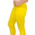 thumbnail image 1 of Vivian's Fashions Long Leggings - Cotton, Junior Size (Yellow, 3X), 1 of 1