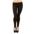 thumbnail image 1 of Vivian's Fashions Long Leggings - Cotton, Misses Size (Brown, 4X), 1 of 3