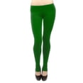 thumbnail image 1 of Vivian's Fashions Long Leggings - Cotton/Stirrup (Junior and Junior Plus Sizes), 1 of 3