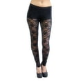 thumbnail image 1 of Vivian's Fashions Long Leggings - Sexy Lace (1X), 1 of 7