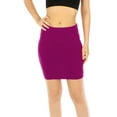 thumbnail image 1 of Vivian's Fashions Skirt - Cotton Mini Skirt (Junior and Junior Plus Sizes), 1 of 3