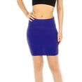thumbnail image 1 of Vivian's Fashions Skirt - Cotton Mini Skirt (Junior and Junior Plus Sizes), 1 of 3